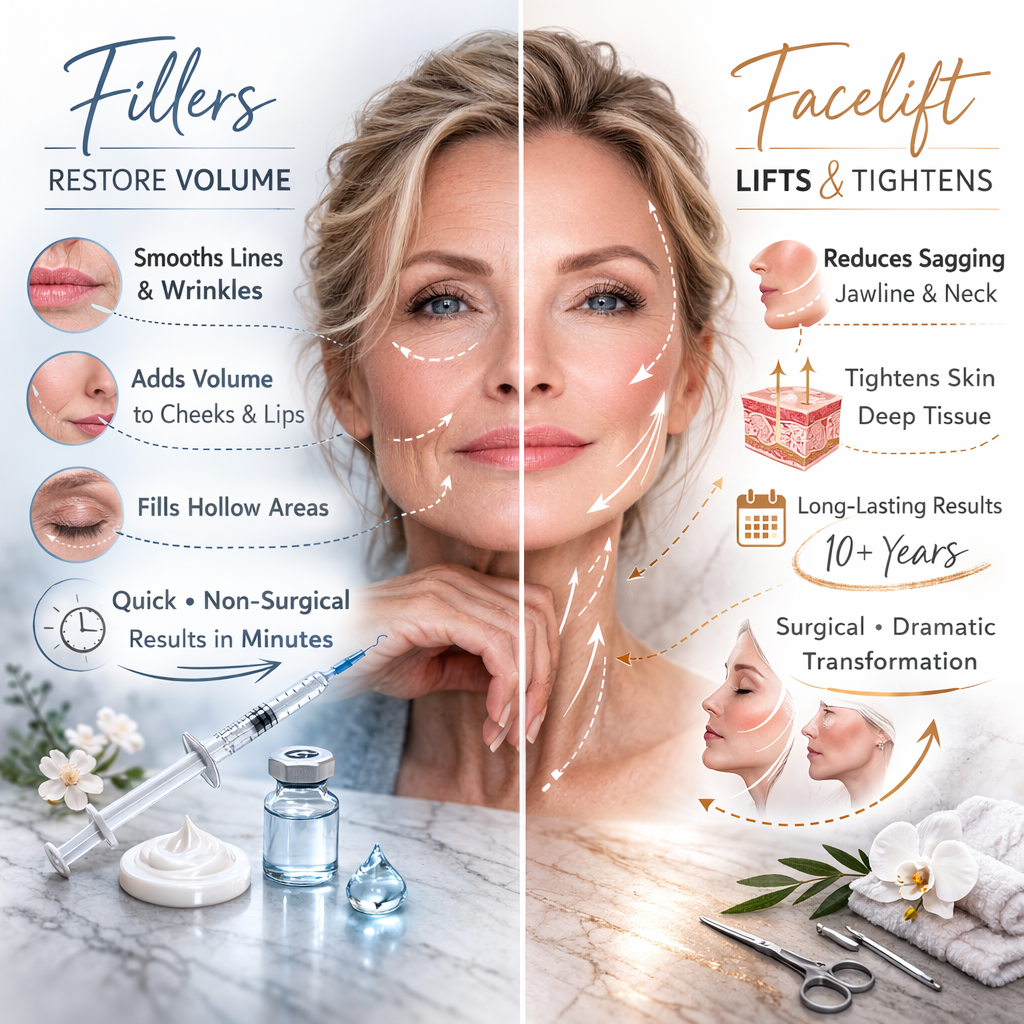 Facelift vs. Fillers: What’s the Right Choice for Natural Rejuvenation in Raleigh, NC?